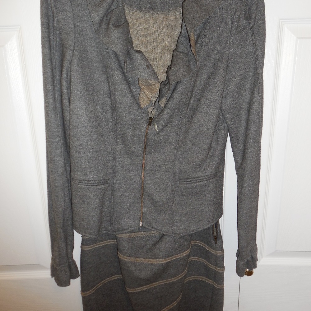 Sine charcoal grey suit